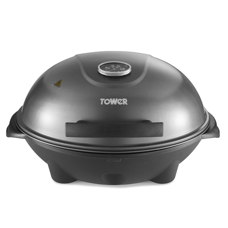 Tower Indoor/Outdoor Electric BBQ Grill and Griddle with Lid Wayfair